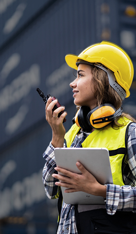 Prologis Workforce Solution female worker.